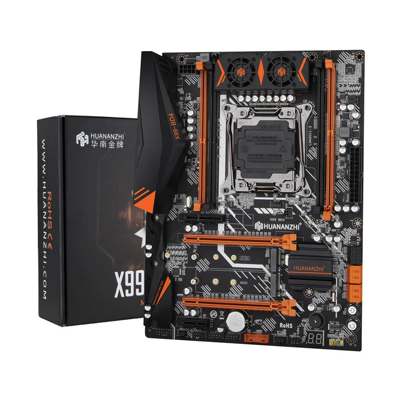 华南金牌 X99-BD4 материнская плата CPU новый память DDR4 2011-3 игла платформа E5 2678V3