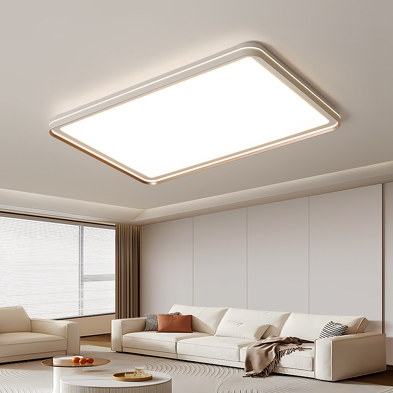 [Selección estricta] lámpara de techo minimalista atmósfera moderna lámpara de habitación principal 2025 nueva lámpara de protección de ojos de espectro completo