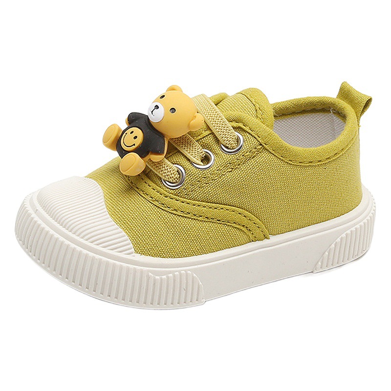 2022 primavera y otoño zapatos de bebé de dibujos animados de fondo suave zapatos de niño y niñas zapatos de bebé zapatos de lona inferior TPR