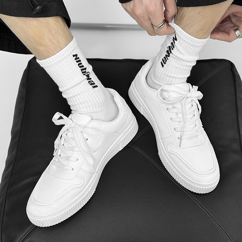 Men's Casual Flat Canvas Sneakers Versatile Student Shoes_voghion.com