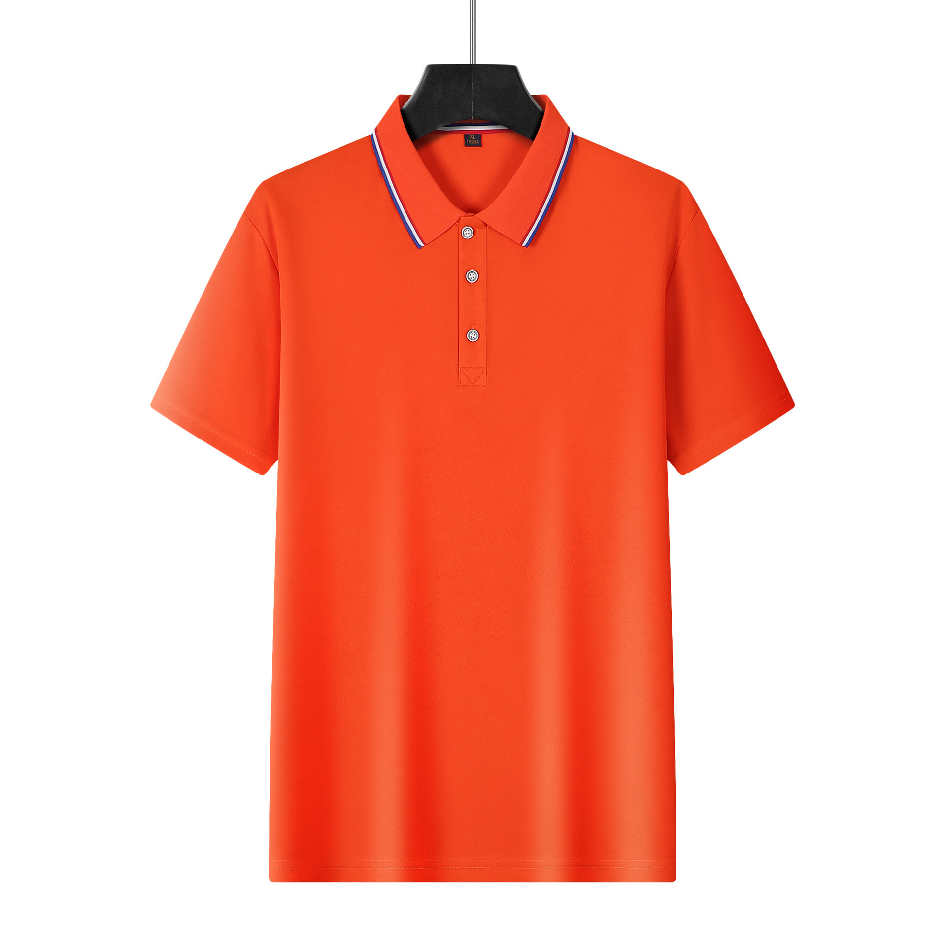 Nuevo transfronterizo americano Amazon polo de manga corta para hombres verano nuevo logotipo de impresión de camisetas publicitarias