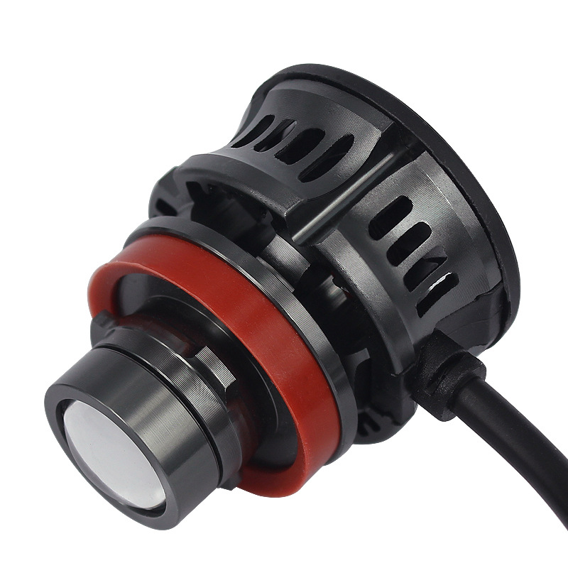 Venta directa transfronteriza coche LED lente láser H7 H8 H11 9005 9006 lámpara LED modificación super alta potencia