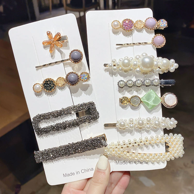 Элитный зажим Hairgrip из жемчуга, челка, шпильки, аксессуар для волос, 2024 год