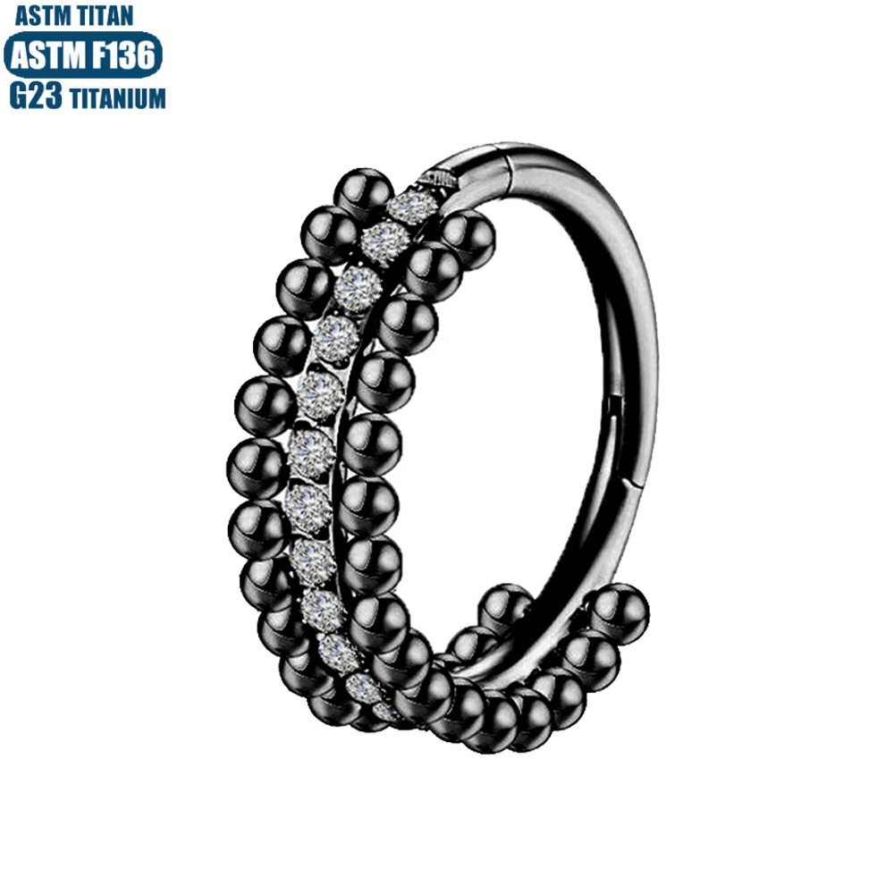 Pointed titanium steel lip stud product view