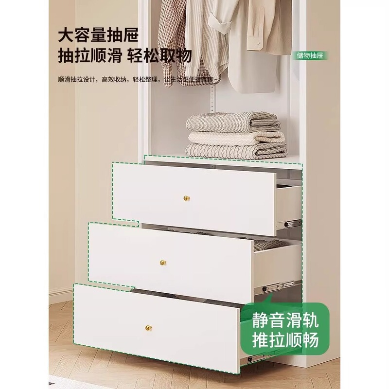 钢制衣新百叶窗卧室成人儿童环保无甲醛法式对开门金属衣柜|undefined