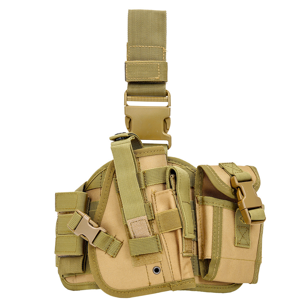 Bolsa para pistola de entrenamiento para deportes al aire libre, ventilador militar, funda táctica de camuflaje, funda de extracción rápida, funda combinada tornado
