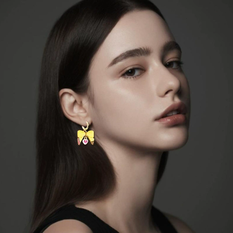 Трансграничный новый школьный сезон карандаш кулон серьги