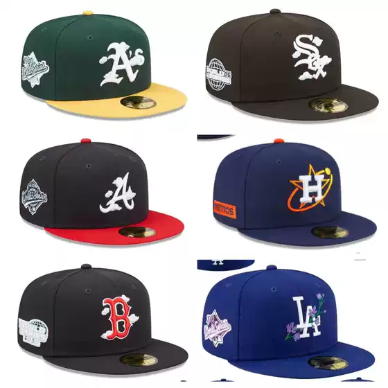 2023 foreign trade new fashion flat-brimmed hat flat-brimmed men's and women's baseball team closed baseball cap youth street dance