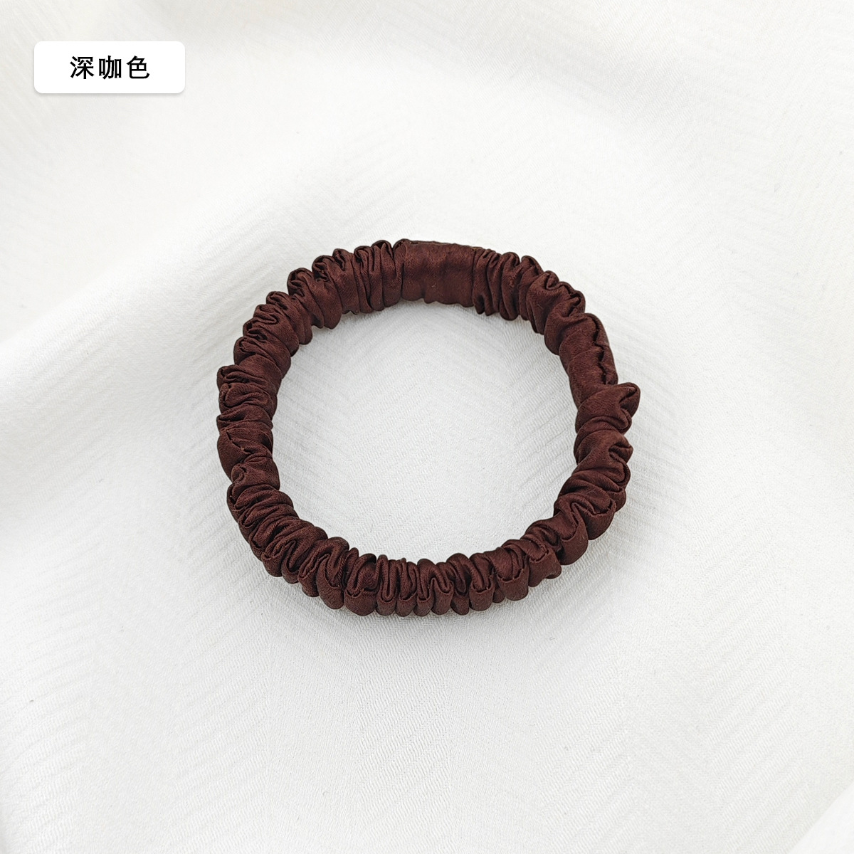 19 mm mm 1 cm anillo de cabello de seda 100% anillo de cabello de seda pequeño tocado de cabello de cuerda de seda de alta calidad anillo de cabello de intestino delgado