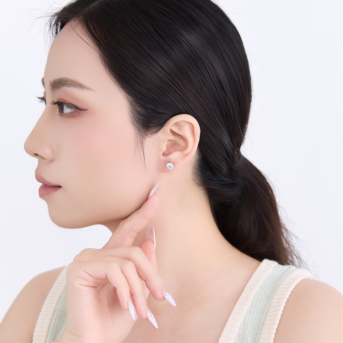 Aretes de Burbuja de Aleación de Cobre, Galvanizado, Diseño Geométrico para Mujer image 3