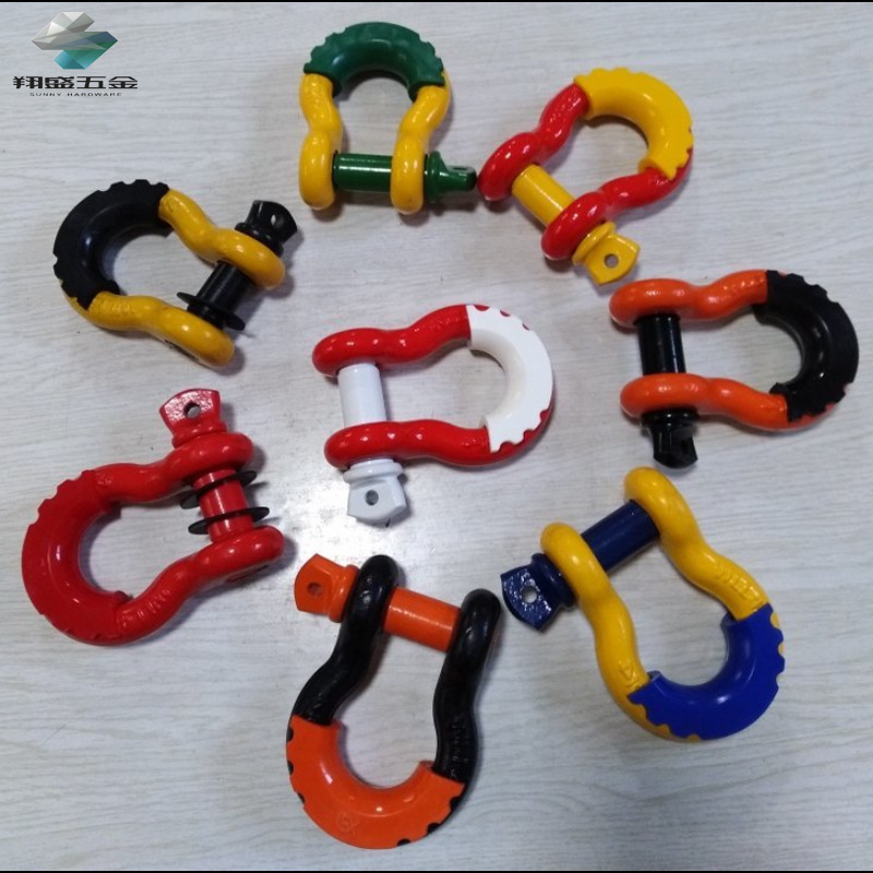 209起重扣具20吨防断裂4倍安全系数现货可拆卸卸扣配件工地专用