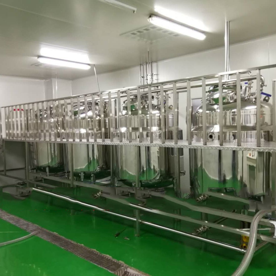 卫生级不锈钢酶解发酵罐 316L不锈钢配液搅拌反应釜恒温冷却罐