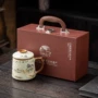 大容量客户陶瓷礼盒泡茶杯