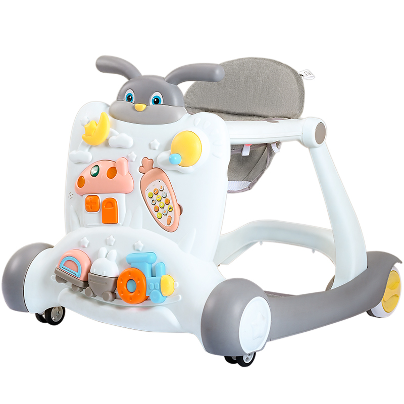 Baby Walker multifuncional anti-vuelco coche de juguete de ayuda para caminar anti-O piernas