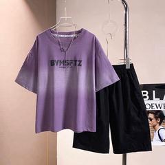 男童2024新款套裝夏季時尚短袖男孩休閒運動短褲兒童夏裝中大童潮