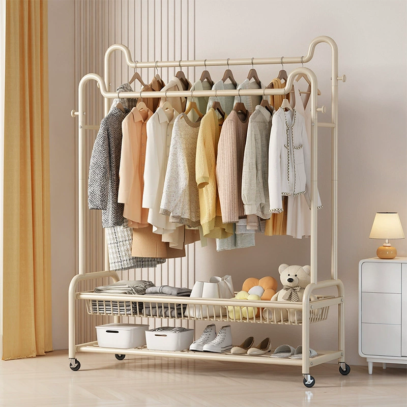 Вешалка для одежды от пола до потолка вешалка для одежды в спальне