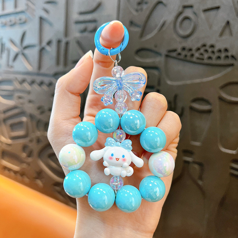 Creativa nueva muñeca pequeña cadena de teléfono móvil llavero colgante bolso lindo accesorios llavero de coche regalo al por mayor