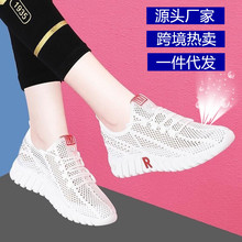 新款老北京布鞋外贸女单鞋软底透气运动小白鞋旅游休闲鞋跨境代发