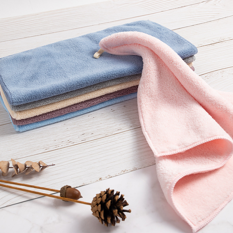 Factory Customized Quality Coral Velvet Towel Microfiber Absorbent Small Square Towel Household 6-Pack Towel Set Factory Customized Quality Coral Velvet Towel Microfiber Absorbent Small Square Towel Household 6-Pack Towel Set