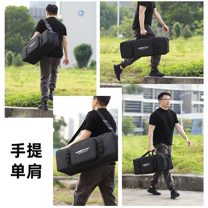 Photography light stand bag, tripod, equipment stand, portable shoulder set, Godox flash box storage bag