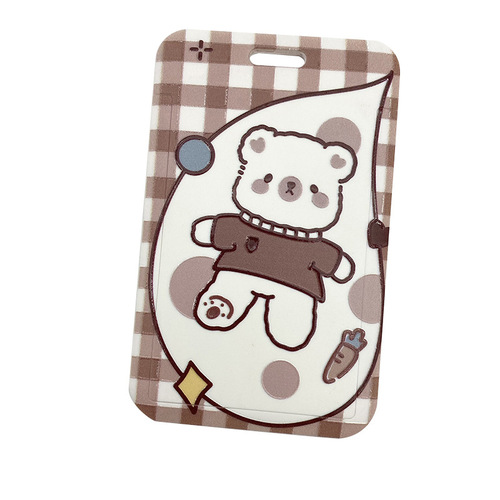 Access control card holder, badge, bus, subway, kindergarten, access control, ID card holder, cartoon lanyard, student meal card holder, wholesale