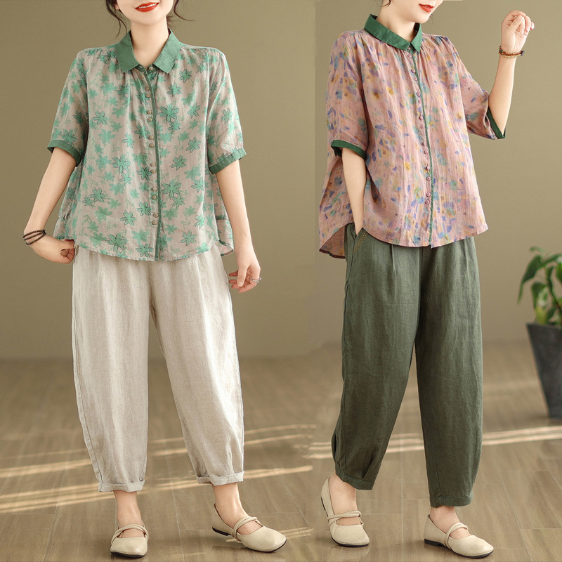 Shirt for elderly