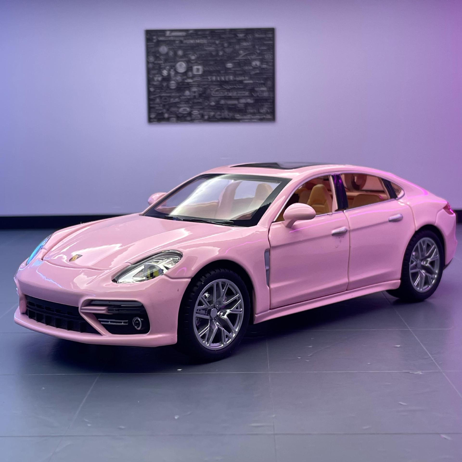 Weili aleación modelo de coche 1:24 pa la mera Luz de sonido Tire hacia atrás juguete coche música modelo decoración colección