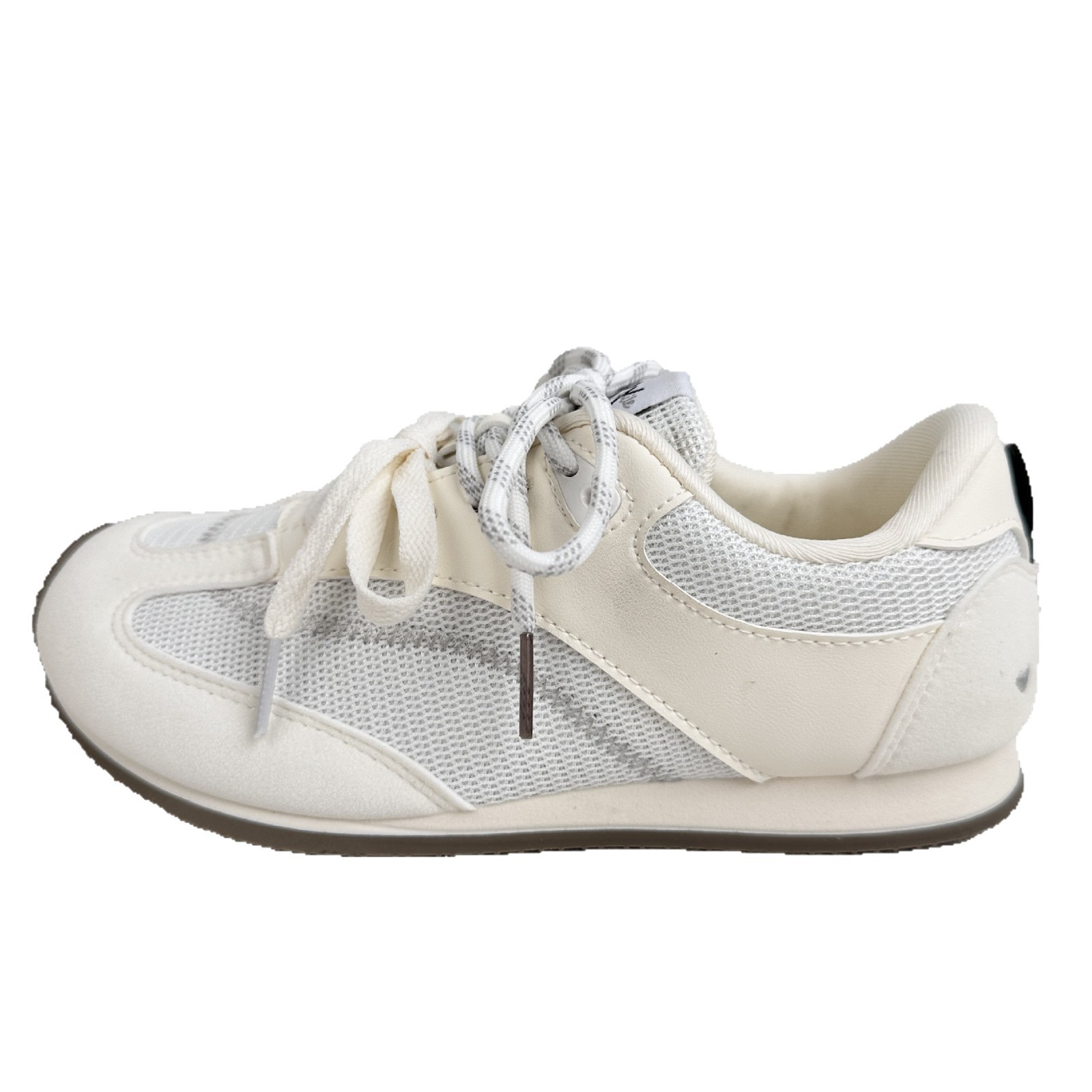 Zapatos casuales de verano, zapatos deportivos de suela delgada, zapatos de mujer, 2025 nuevos zapatos blancos, zapatos de malla transpirables