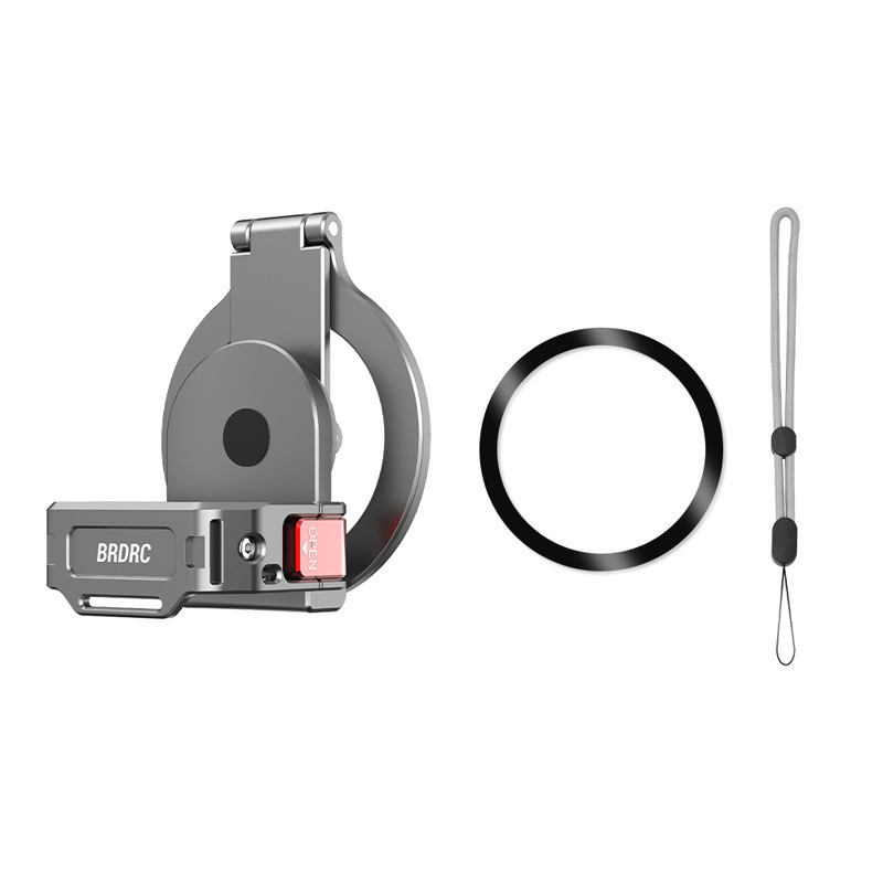 适用BRDRC OSMO POCKET 3磁吸固定夹 冷靴拓展手机提词支架 配件|undefined
