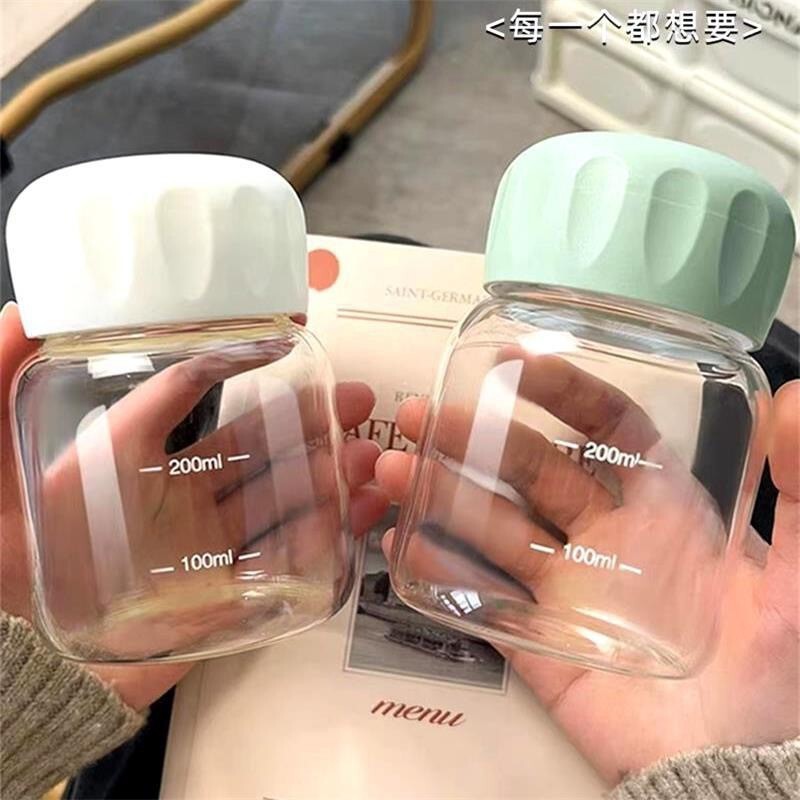 High-looking mini fat Cup summer portable glass Milk Cup household student water cup gift Cup wholesale High-looking mini fat Cup summer portable glass Milk Cup household student water cup gift Cup wholesale