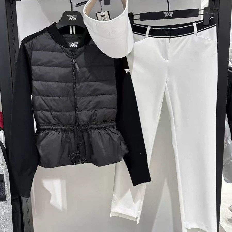Demi-season uniform, sweater with down, keep warm jacket, cut, fitted