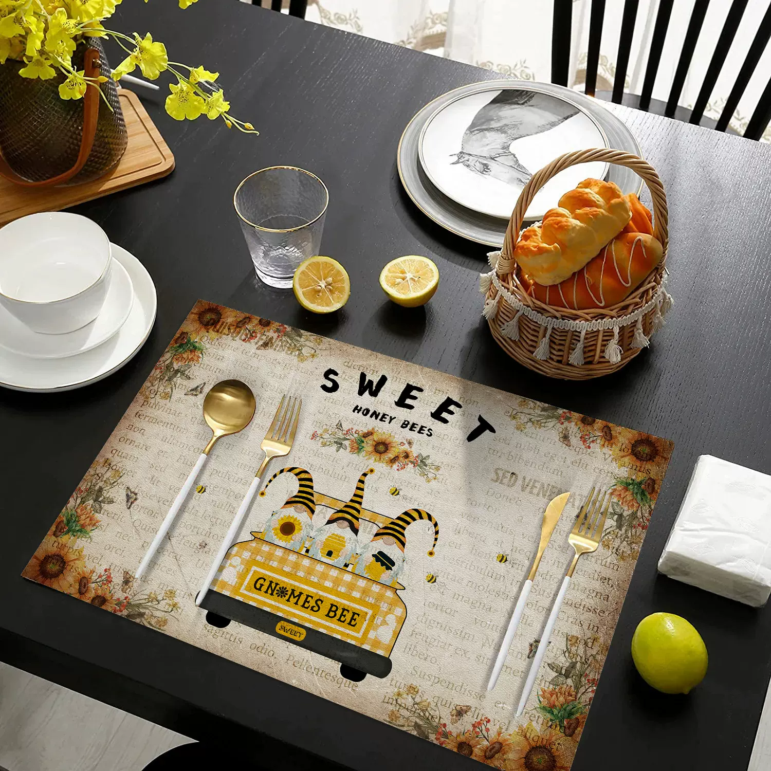 亚马逊创意小车系列餐垫酒店餐厅西餐垫家用皮革防滑隔水隔热桌垫