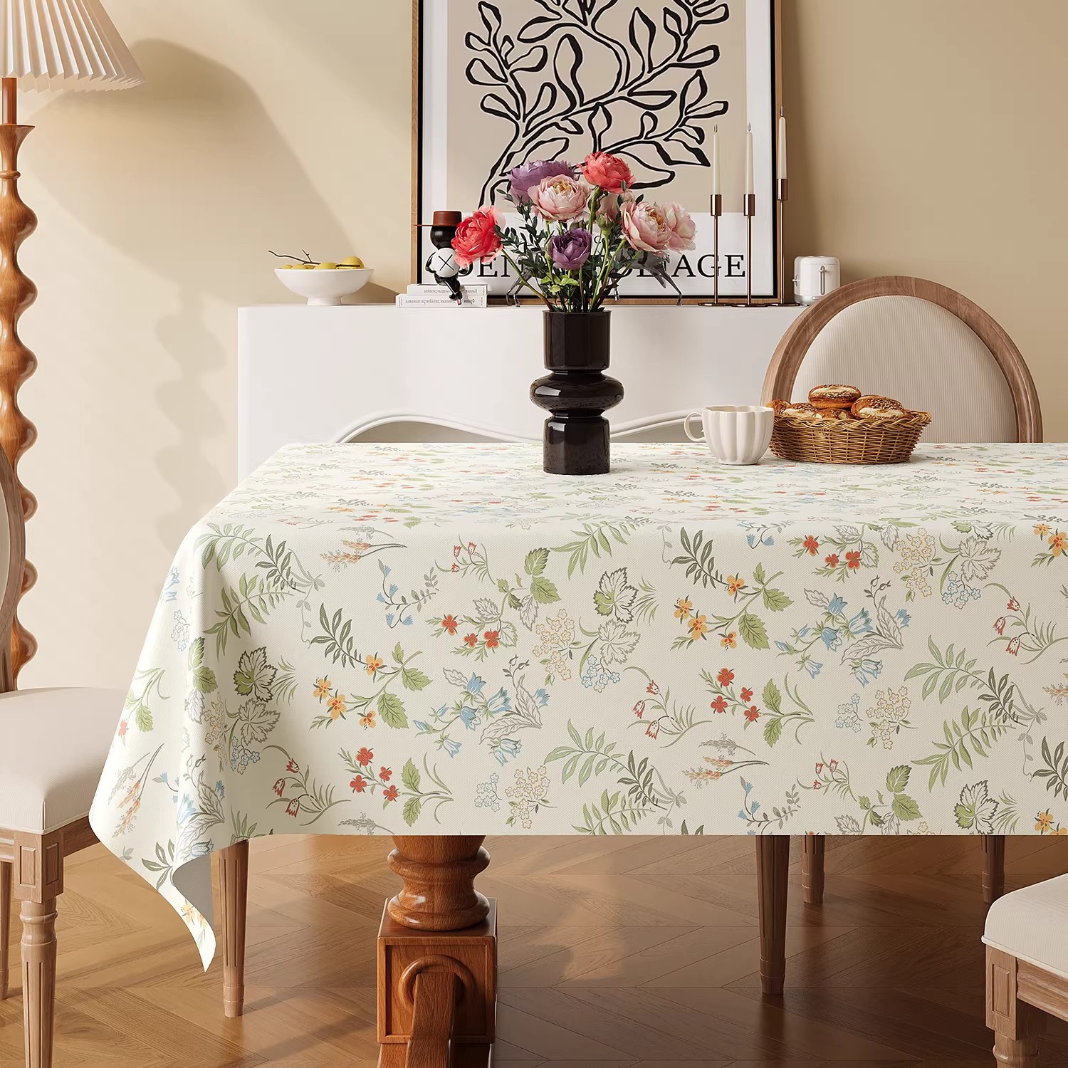 Minimalist Tablecloth, No-Wash, Waterproof, Oil-Proof, Heat-Resistant, Rectangular Pvc Dining Tablecloth, Light Luxury, High-End Feel, Coffee Table Cloth