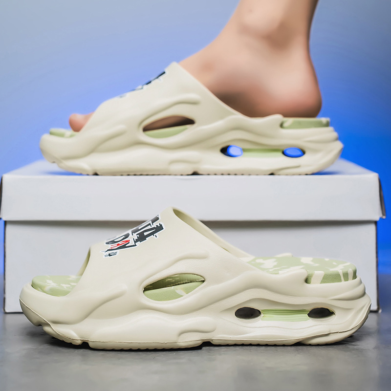 Zapatillas de suela gruesa de EVA de gama alta para hombre para aumentar la sensación de pisar mierda