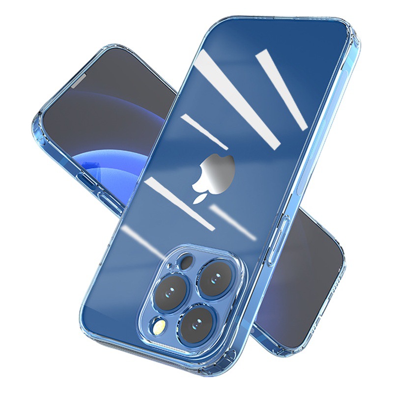 Funda para iPhone 17 con orificios de precisión antideslizantes laterales, funda transparente de TPU con triple protección para Apple 16, funda a prueba de caídas para 16 Pro.
