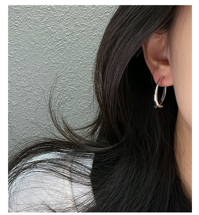 7g Weight Drop Earrings Classification 1 Pair Quantity Street Occasion 1 Pair 925 Sterling Silver Solid Color Drop Earrings