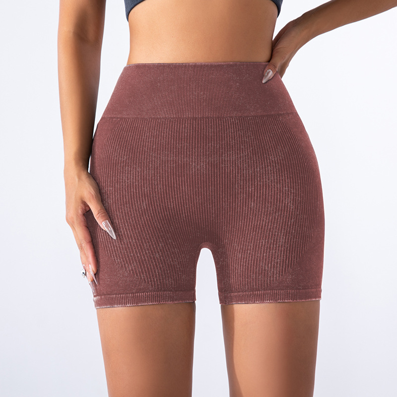 Transfronterizo Europa y América sin costuras esmerilado ropa de yoga de cuatro piezas conjunto deportivo mujer antichoque yoga sujetador de acondicionamiento físico calcetín de calcetín