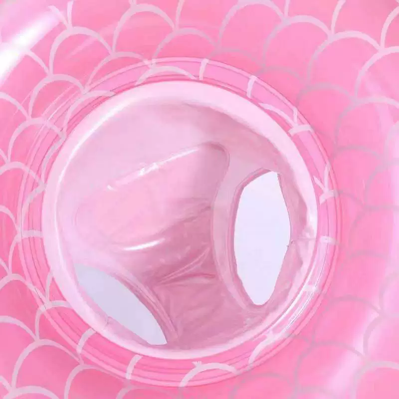 Inflatable swimming ring, mermaid