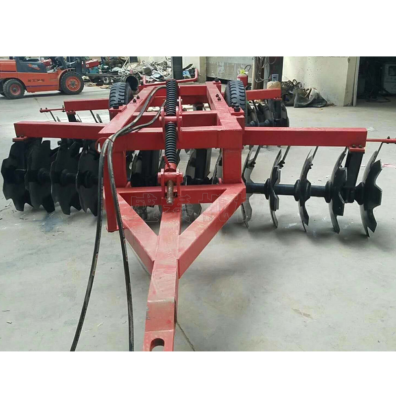 农田圆盘耙土壤耕翻作业耕地机农用耕整地机械圆盘耙前缺口圆盘耙