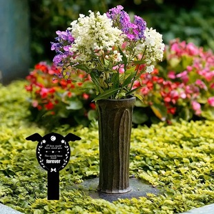 Acrylic Pet Brand Pet Dog Cat Lost Pile Memorial Brand Pet Memorial Garden Decoration Waterproof Tombstone Cemetery