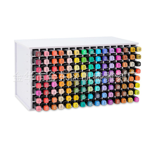 Cross-border new children's marker pen storage box kindergarten desktop pen holder storage rack multi-functional pen holder storage rack
