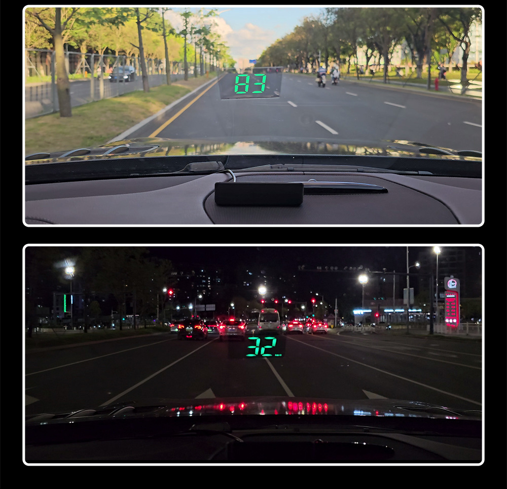 M2 New Universal HUD Head-Up Display Car GPS Speedometer KM/MPH High-Definition Display Screen Manufacturer