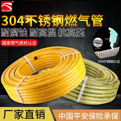 304 Stainless steel Gas pipe Trachea Metal corrugated pipe hose Cooker heater Gas pipes