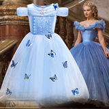 Детский наряд маленькой принцессы, юбка, костюм, платье, xэллоуин, юбка-пачка, «Холодное сердце»