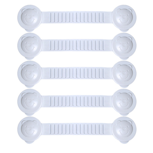 Du Lai Du Wan Maternity and Baby Products Wholesale Bear Flat Opposite Lock Baby Protection Children Multi-Function Safety Lock