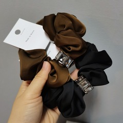 2024高級顯貴水晶閃鑽大腸發圈高彈不傷發皮筋發圈髮飾