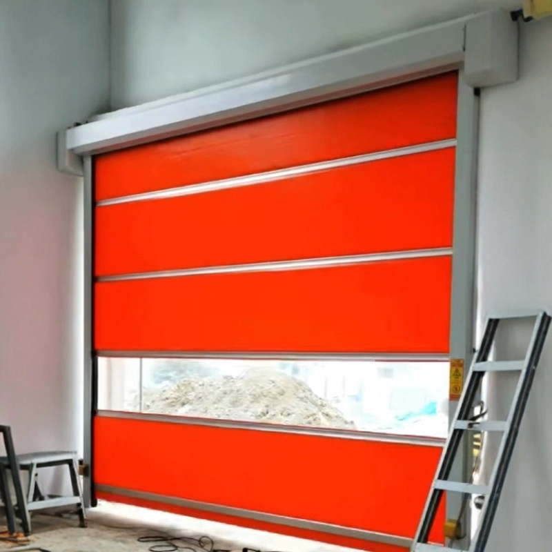 Manufacturer Wholesale Pvc Fast Rolling Door Electric Rolling Shutter Door Industrial Lift Door Aluminum Alloy Flip Garage Door