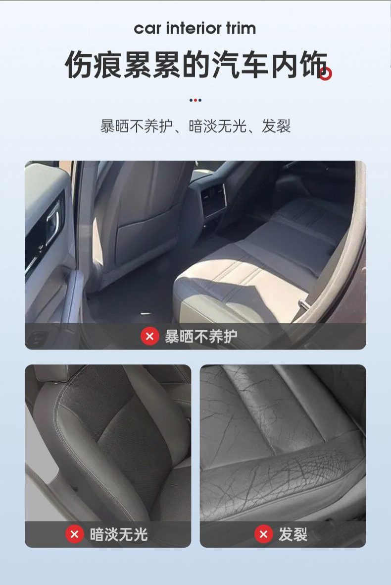 Dashboard Wax Car Dust Removal Cleaning Interior Beauty Polishing Wax