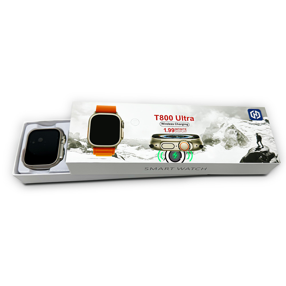 Nouveau T800Ultra montre intelligente Bluetooth appel fréquence cardiaque pression sang oxygène thermomètre étape informations_voghion.com