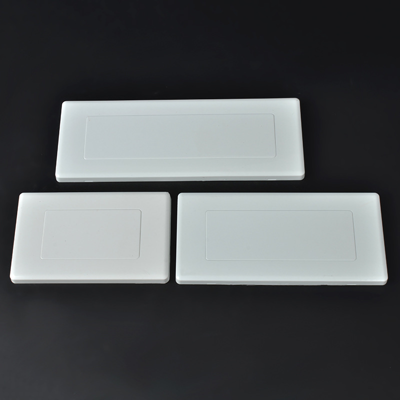 118-type two-in-one blank wall panel, platinum gray large, medium, and small wall covers with 2-4 pole switches and sockets